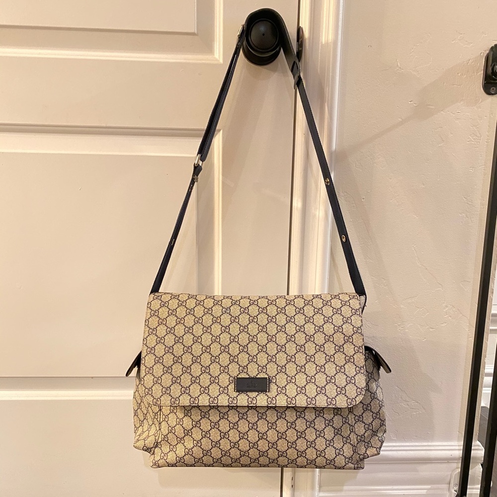 Gucci Diaper Bag (navy)